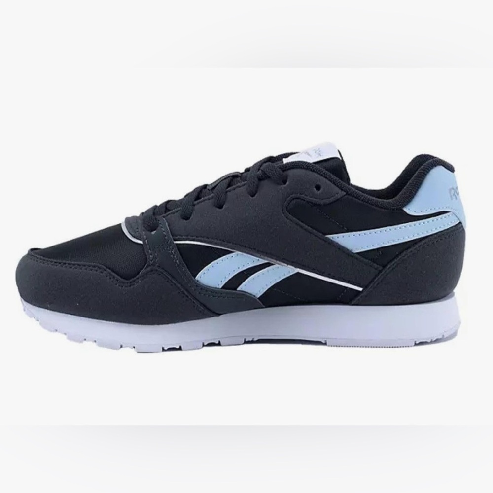Reebok Grey and Blue Sneakers with Athletic Design